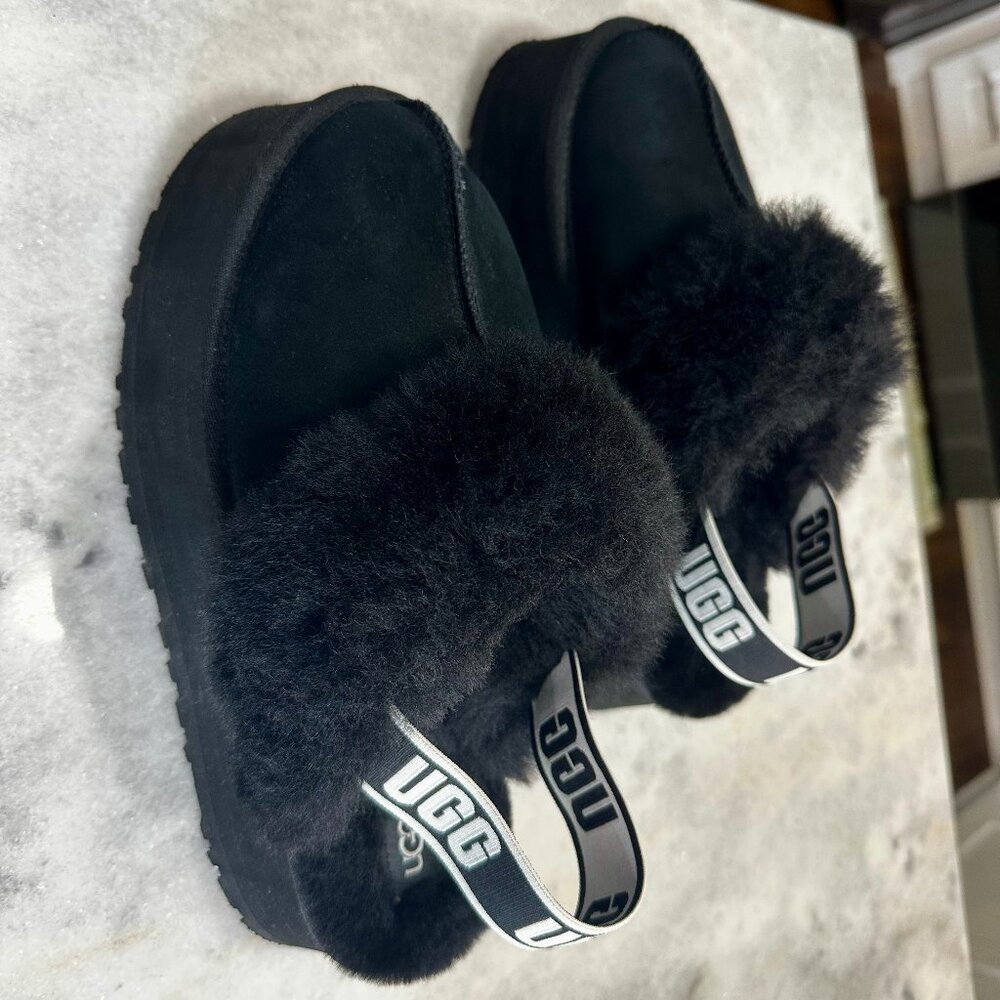 UGG Disquette Women's Slipper, Size 10 - Black - Picture 7 of 8